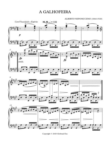 Free Sheet Music A Galhofeira