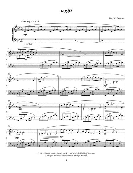 A Gift Sheet Music