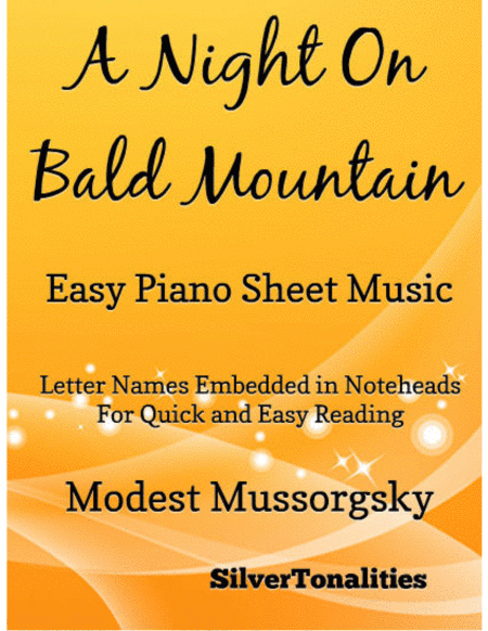 A Night On Bald Mountain Easy Piano Sheet Music Sheet Music