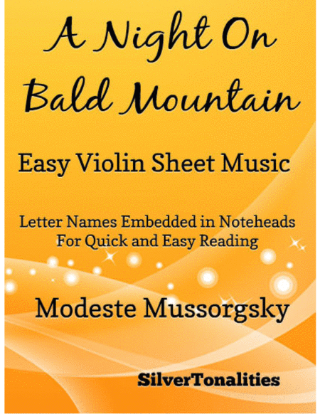 A Night On Bald Mountain Easy Violin Sheet Music Sheet Music