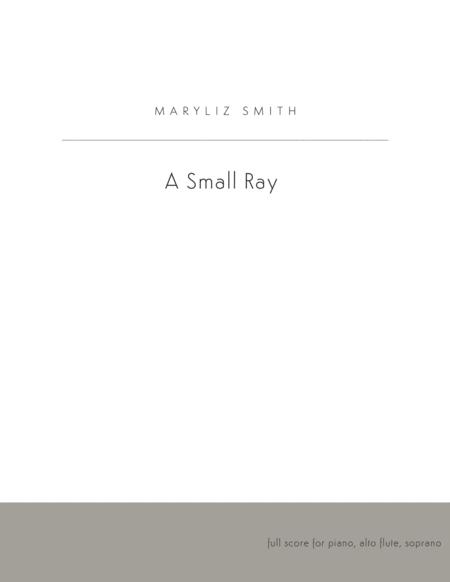 A Small Ray Sheet Music