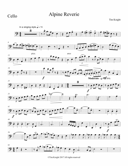 Free Sheet Music A Touch Of Blue