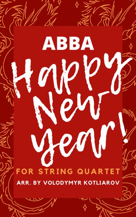 Abba Happy New Year For String Quartet Sheet Music