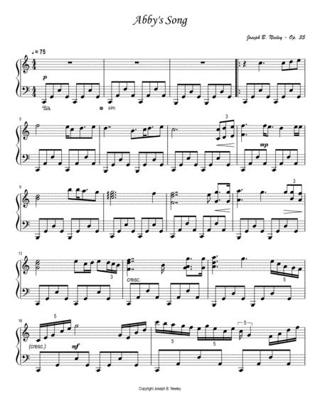 Abbys Song Sheet Music