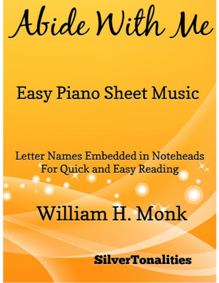 Free Sheet Music Abide With Me Easy Piano Sheet Music