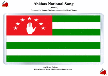 Abkhas National Anthem Aiaaira For Brass Quintet Sheet Music