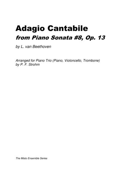 Adagio Cantabile From Piano Sonata No 8 Op 13 Score Only Sheet Music