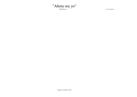 Free Sheet Music Ahora Soy Yo