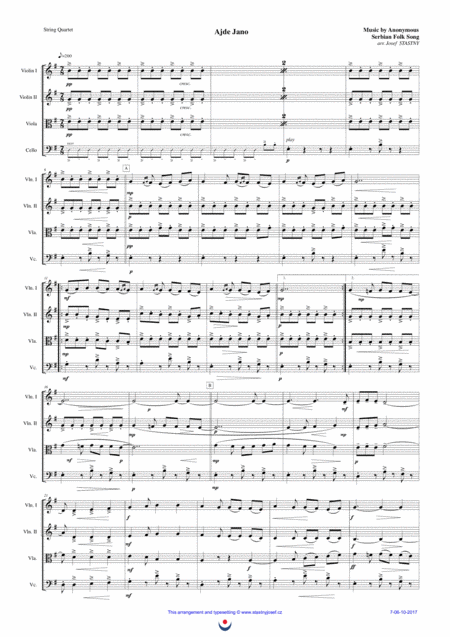 Ajde Jano Sheet Music