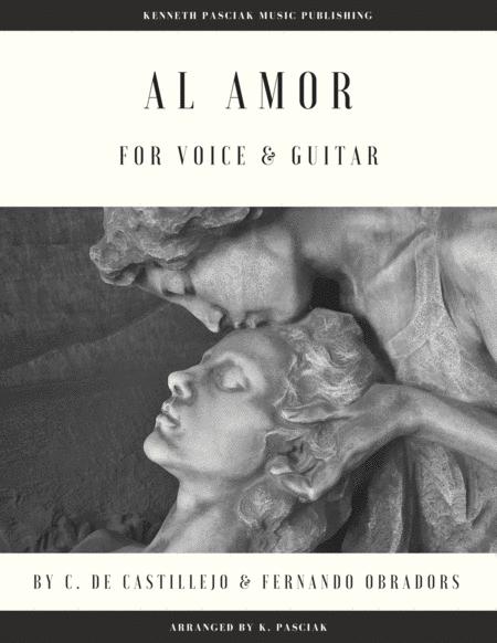 Al Amor For Voice And Guitar Sheet Music