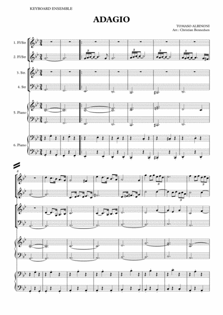 Albinoni Adagio Sheet Music