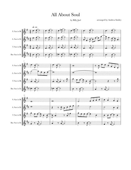 All About Soul Sheet Music