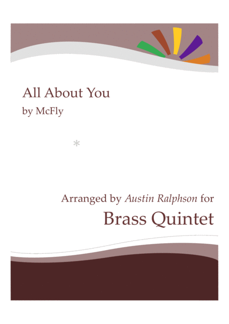 Free Sheet Music All About You Brass Quintet