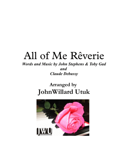 Free Sheet Music All Of Me Reverie