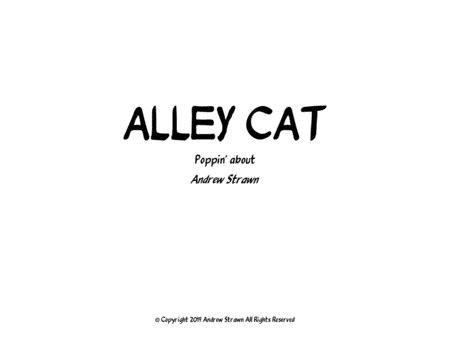 Free Sheet Music Alley Cat