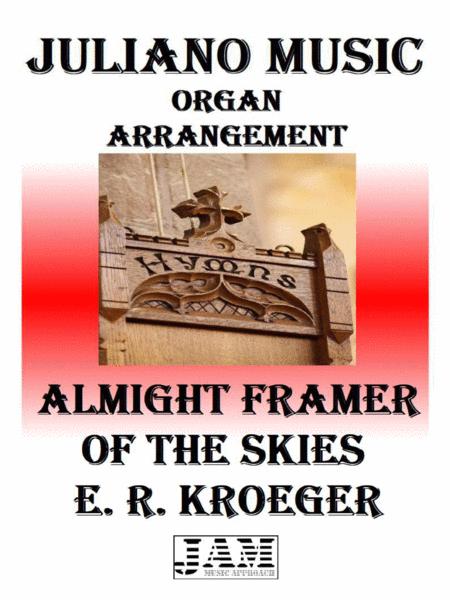 Almight Framer Of The Skies E R Kroeger Easy Organ Sheet Music