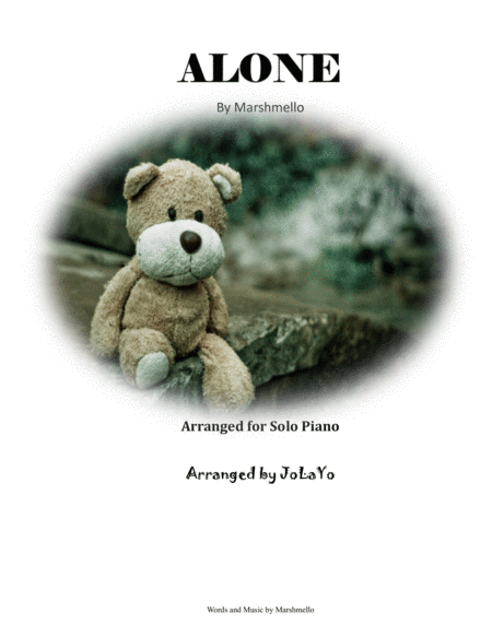 Alone Piano Solo Sheet Music