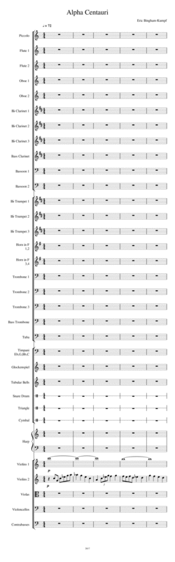 Alpha Centauri Sheet Music