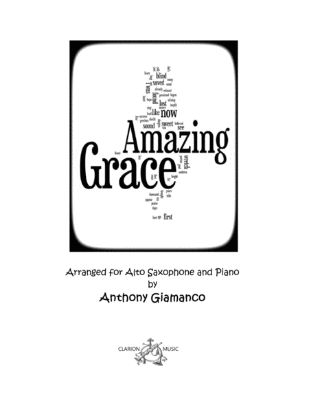 Free Sheet Music Amazing Grace Alto Saxophone Solo And Piano Score Parts