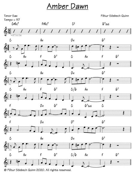 Amber Dawn Sheet Music