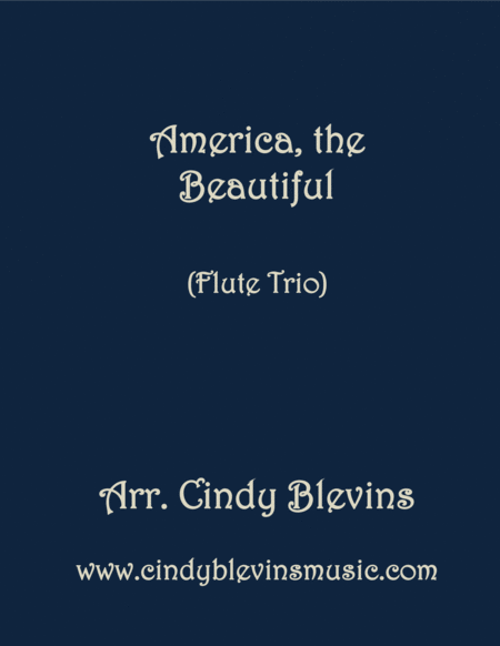 America The Beautiful Arranged For Flute Trio Sheet Music