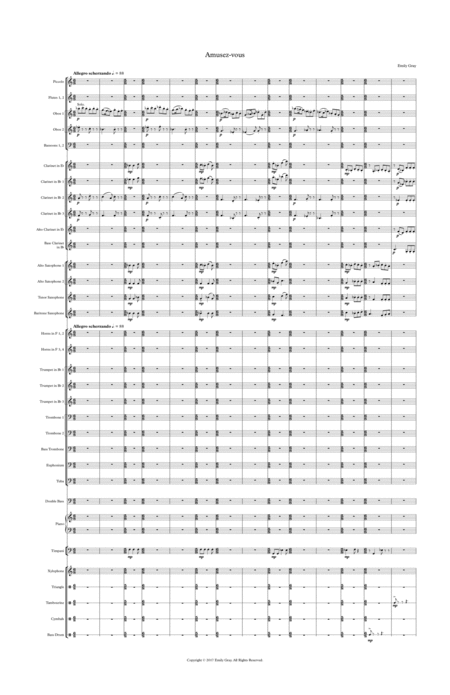 Free Sheet Music Amusez Vous Wind Orchestra Score