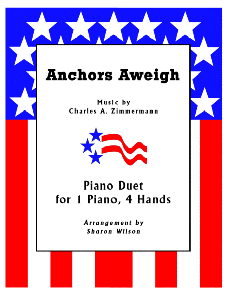 Anchors Aweigh 1 Piano 4 Hands Duet Sheet Music