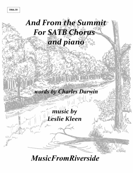 And From The Summit For Satb Chorus And Piano Sheet Music