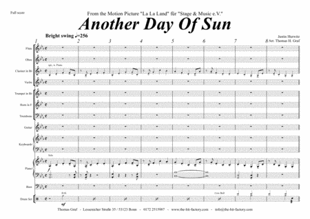 Another Day Of Sun Musical Band Sheet Music