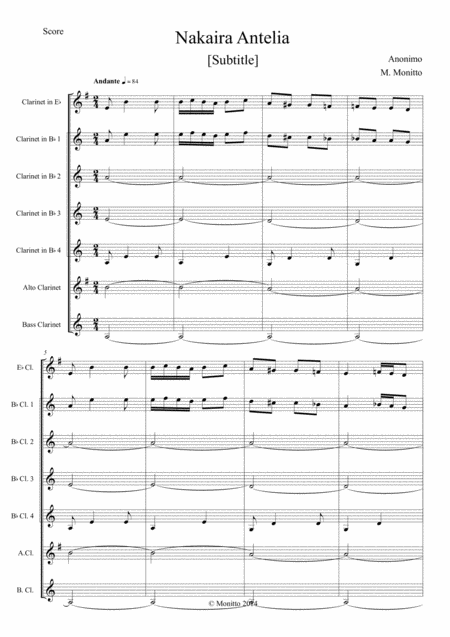 Antelia Greek Traditional Music Sheet Music