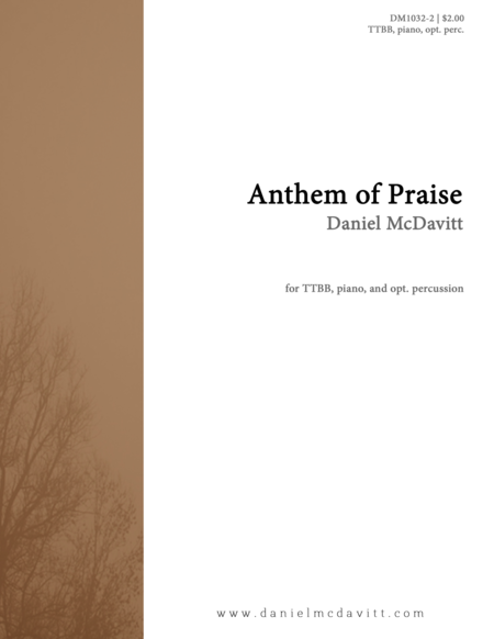 Free Sheet Music Anthem Of Praise