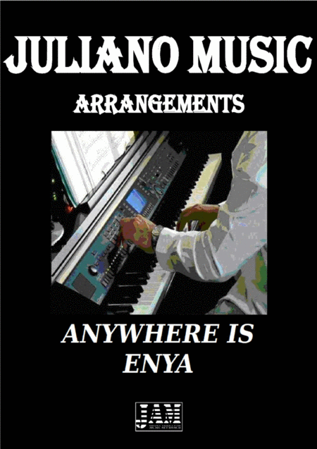 Anywhere Is Enya Easy Piano Arrangement Sheet Music