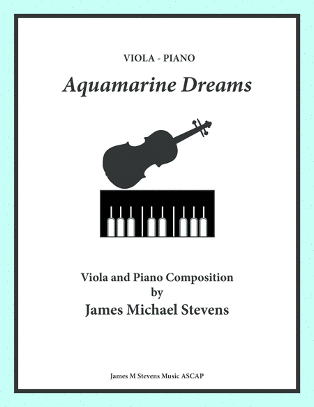Free Sheet Music Aquamarine Dreams Viola Piano
