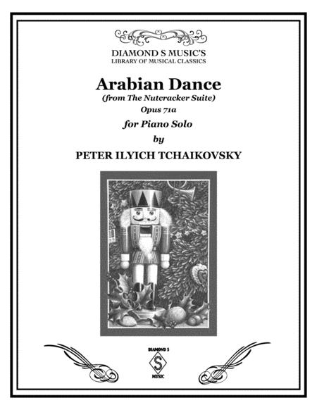 Free Sheet Music Arabian Dance From The Nutcracker Suite By Tchaikovsky For Piano Solo