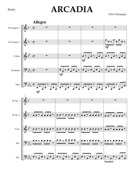 Arcadia Sheet Music