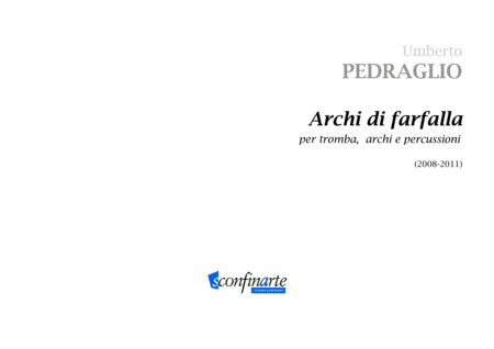 Free Sheet Music Archi Di Farfalla For Trumpet Strings And Percussion Score