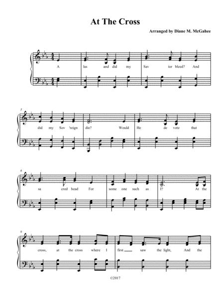 Free Sheet Music At The Cross Advanced