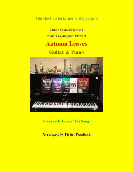 Free Sheet Music Autumn Leaves For Guitar And Piano