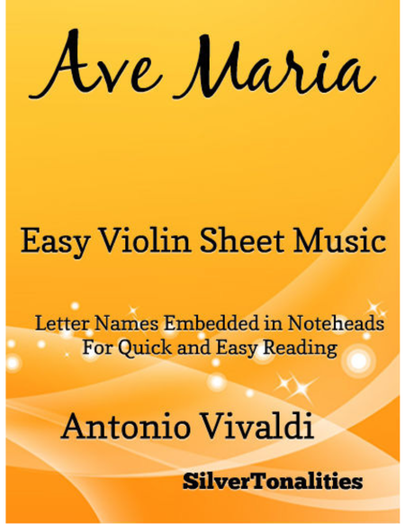 Free Sheet Music Ave Maria Easy Violin Sheet Music