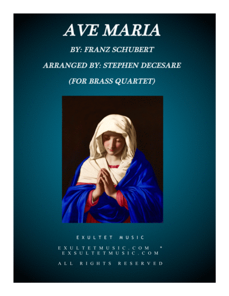 Ave Maria For Brass Quartet Sheet Music