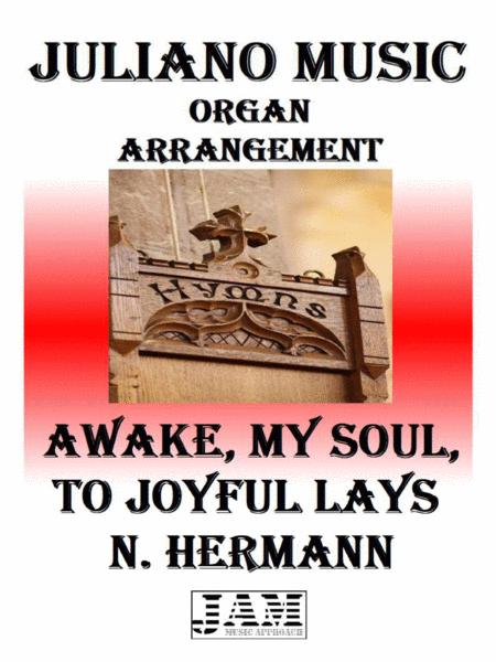 Awake My Soul To Joyful Lays N Hermann Easy Organ Sheet Music