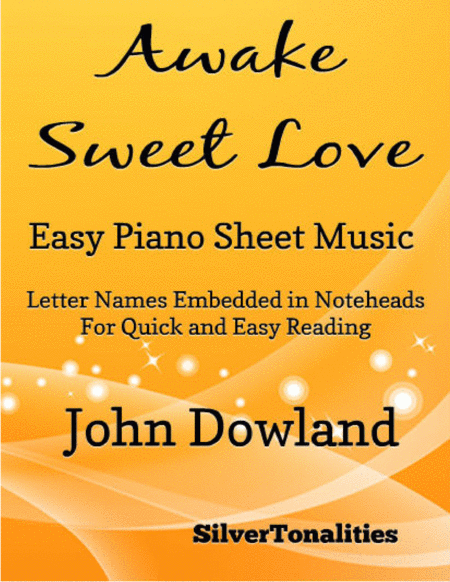 Free Sheet Music Awake Sweet Love Easy Piano Sheet Music