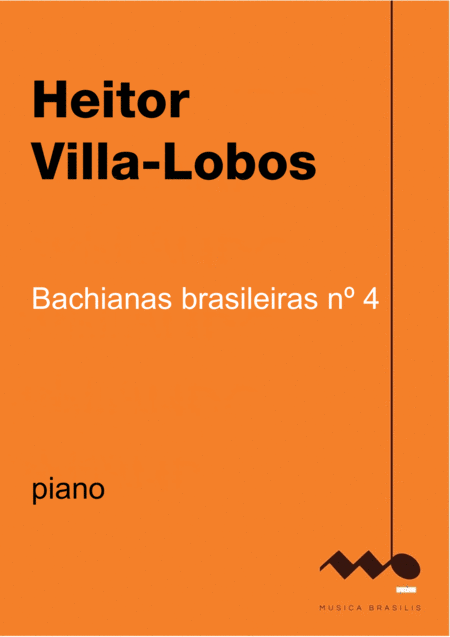 Bachianas Brasileiras N 4 Verso Para Piano Sheet Music