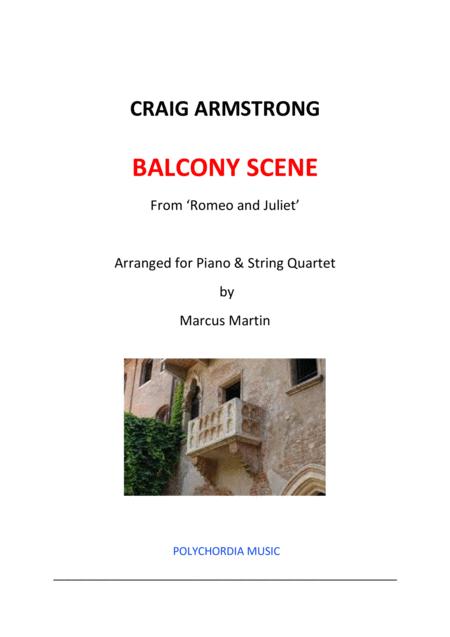 Balcony Scene From Romeo And Juliet Arr For Piano Quintet Sheet Music