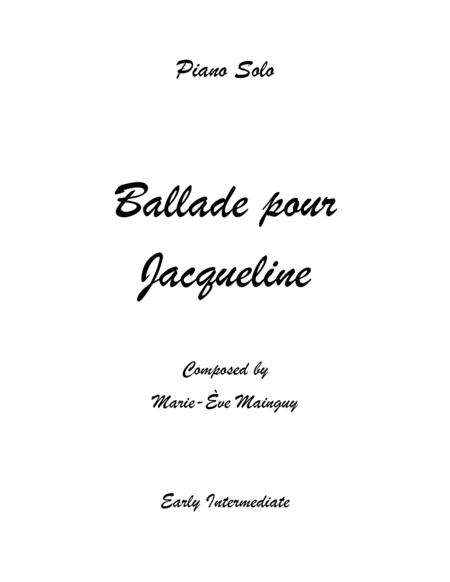 Ballade Pour Jacqueline Sheet Music