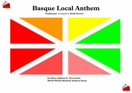 Basque Local Anthem For Brass Quintet Optional Percussion Sheet Music