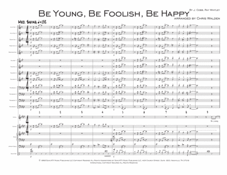 Be Young Be Foolish Be Happy Sheet Music