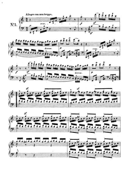 Beethoven 7 Bagatelles Op 33 No 5 Complete Version Sheet Music