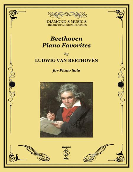 Beethoven Piano Favorites Collection Moonlight Sonata And More Beethoven Piano Solo Sheet Music