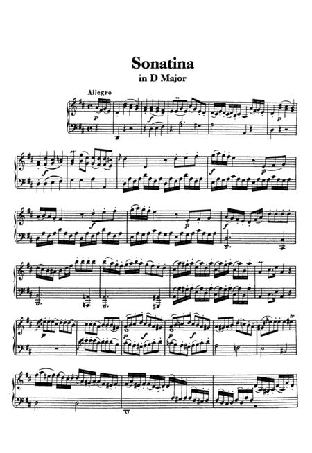 Beethoven Sonata In D Major Woo 47 No 3 Complete Version Sheet Music